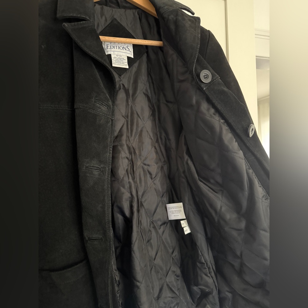 Black suede chore jacket - Picture 5 of 7